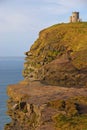 OBriens Tower on top of Cliffs of Moher Royalty Free Stock Photo