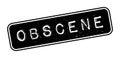 Obscene rubber stamp Royalty Free Stock Photo