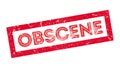 Obscene rubber stamp Royalty Free Stock Photo