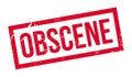 Obscene rubber stamp Royalty Free Stock Photo