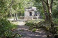 The obscure Mayan ruins of San Gervasio, located on the Mexican island of Cozumel Royalty Free Stock Photo