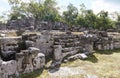 The obscure Mayan ruins of San Gervasio, located on the Mexican island of Cozumel Royalty Free Stock Photo