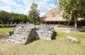 The obscure Mayan ruins of San Gervasio, located on the Mexican island of Cozumel Royalty Free Stock Photo