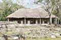 The obscure Mayan ruins of San Gervasio, located on the Mexican island of Cozumel Royalty Free Stock Photo