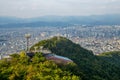 Observation deck on aspan park, daegu, south korea Royalty Free Stock Photo