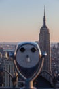 Observation Deck binoculars Royalty Free Stock Photo