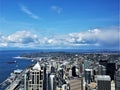 Bird`s Eye View of Downtown Seatlle