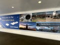 Observation Deck at Flughafen Zurich in Zurich, Switzerland Royalty Free Stock Photo