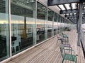 Observation Deck at Flughafen Zurich in Zurich, Switzerland Royalty Free Stock Photo