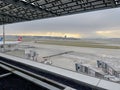 Observation Deck at Flughafen Zurich in Zurich, Switzerland Royalty Free Stock Photo