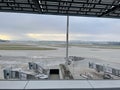 Observation Deck at Flughafen Zurich in Zurich, Switzerland Royalty Free Stock Photo