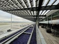 Observation Deck at Flughafen Zurich in Zurich, Switzerland Royalty Free Stock Photo