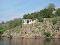 Observation deck at Khortytsya island.