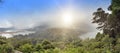 The observation deck on the lakes Tamblingan and Buyan. Bali. Indonesia Royalty Free Stock Photo