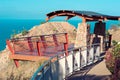 Observation deck at Mount Stuart, Queensland, Australia Royalty Free Stock Photo