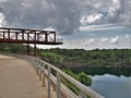 Observation Deck at Quarry Park in Winston-Salem Royalty Free Stock Photo