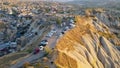 observation deck for tourists, a place where hot air balloons take off Kapadokia