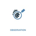 Observation icon in two colors design. Premium style from artificial intelligence icon collection. UI and UX. Pixel