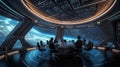 Observation Lounge in a Starship