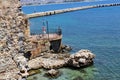 Observation platform on the embankment near the Red Tower Alanya, Turkey