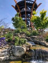 Observation tower at Anakeesta in Tennessee Royalty Free Stock Photo