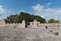 Observation tower on the bird island Isla Pasion, Holbox Island, Mexico