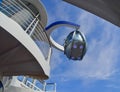The observation tower on cruise liner