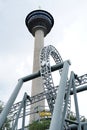 Observation tower in park Royalty Free Stock Photo