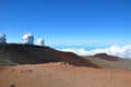 Observatories on Mauna Kea - Big Island, Hawaii Royalty Free Stock Photo