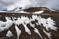 Observatories and snow Royalty Free Stock Photo