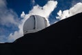 Observatories on top of Mauna Kea mountain on the Big Island of Hawaii, United States