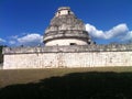 Observatorium of the Maya Chichen Itza (3) Royalty Free Stock Photo