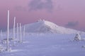 high mountain meteorological observatory them. tadeusz holdys on sniezka Royalty Free Stock Photo