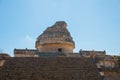The Observatory at Chichen Itza. Mexico Royalty Free Stock Photo