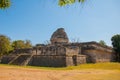 The Observatory at Chichen Itza. Mexico Royalty Free Stock Photo