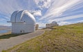 Observatory domes on Mount John