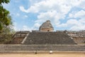 The Observatory El Caracol at the ancient Mayan ruins in Chichen Itza, Mexico Royalty Free Stock Photo