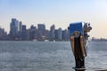 Observatory with its binoculars to enjoy the New York skyline and the skyscrapers of Manhattan.