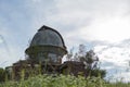 The observatory of the scientist - heliometeorologist A. Dyakov has been destroyed these days. Russia, Mountain Shoria Royalty Free Stock Photo