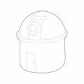 Observatory station icon, outline style