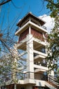 Observatory tower in Mae Moh district Royalty Free Stock Photo