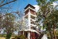 Observatory tower in Mae Moh district Royalty Free Stock Photo