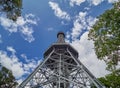 Observatory tower on Petrin hill in Prague, Czech Republic