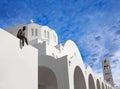 Cathedral Church of Candlemas on Santorini island, Greece