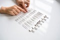 Obsessed Compulsive Perfectionist With OCD Disorder Royalty Free Stock Photo