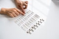 Obsessed Compulsive Perfectionist With OCD Disorder Royalty Free Stock Photo