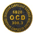 Obsessive compulsive disorder, Obsessive compulsive spectrum Royalty Free Stock Photo