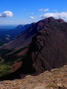 An Obsidian Cliff Viewed from Siyeh Pass, Glacier National Park