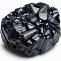 Obsidian A dark, glassy volcanic rock formed from rapidly coold