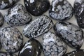 Snowflake Obsidian Tumbled Stones Crystals